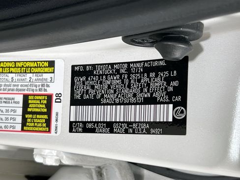 Used 2025 Lexus ES 350 w/ Premium Package FWD image 31
