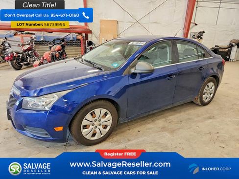 Used 2012 Chevrolet Cruze LS w/ Connectivity Package FWD image 1