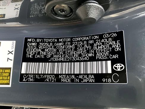 Certified 2026 Toyota Corolla LE FWD image 33