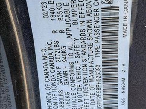 Used 2023 Honda Civic Sport image 20