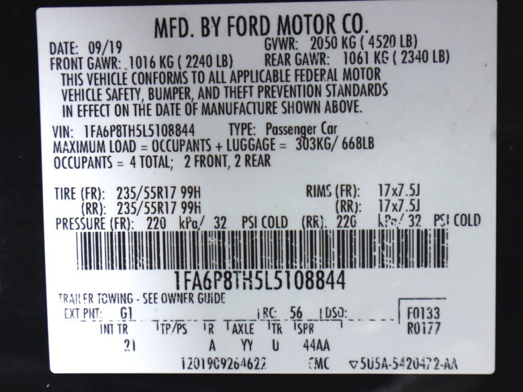 Used 2020 Ford Mustang Coupe RWD image 40