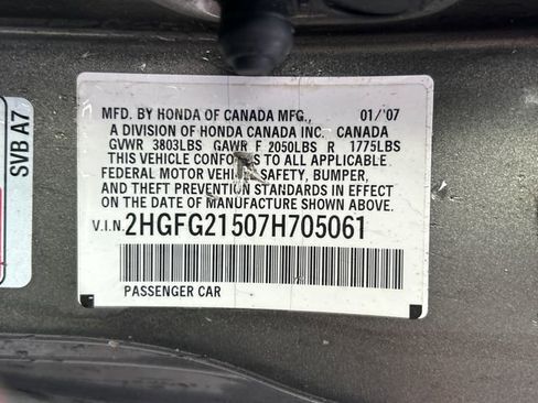 Used 2007 Honda Civic Si image 20