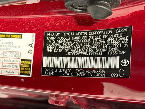 Certified 2024 Toyota Corolla XLE image 26