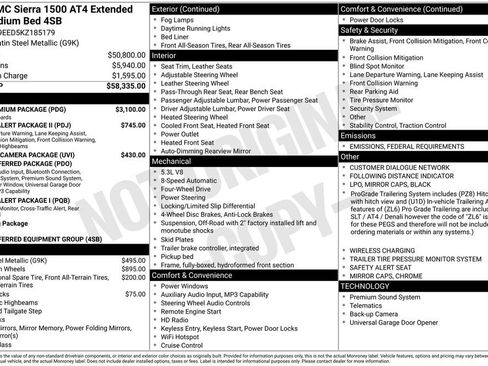 Used 2019 GMC Sierra 1500 AT4 w/ AT4 Premium Package image 29