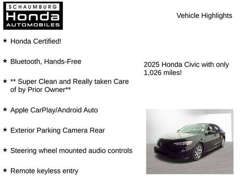 Used 2025 Honda Civic LX image 10