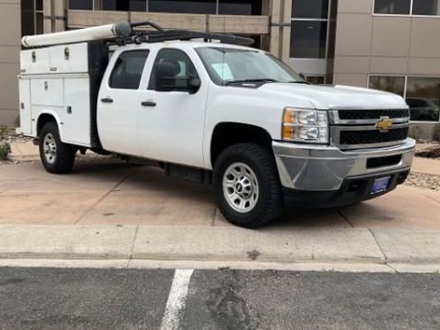 Used 2014 Chevrolet Silverado 3500 W/T w/ Snow Plow Prep Package AWD/4WD image 2