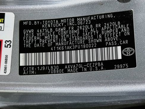 Used 2023 Toyota Camry XSE w/ Navigation Package FWD image 37