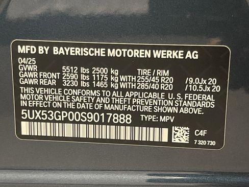 Certified 2025 BMW X3 xDrive30i w/ Convenience Package image 25