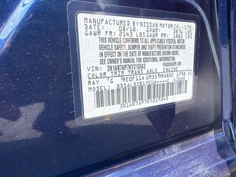 Used 2019 Nissan Sentra SV FWD image 18