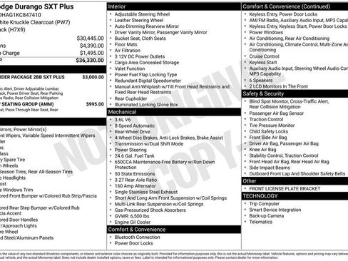 Used 2019 Dodge Durango SXT image 6