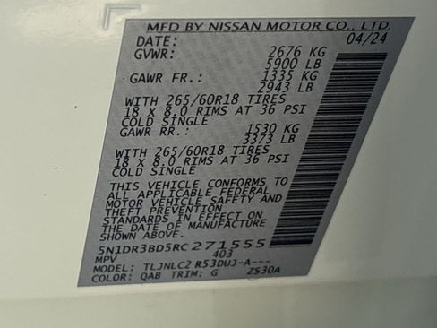 Used 2024 Nissan Pathfinder Rock Creek AWD/4WD image 42