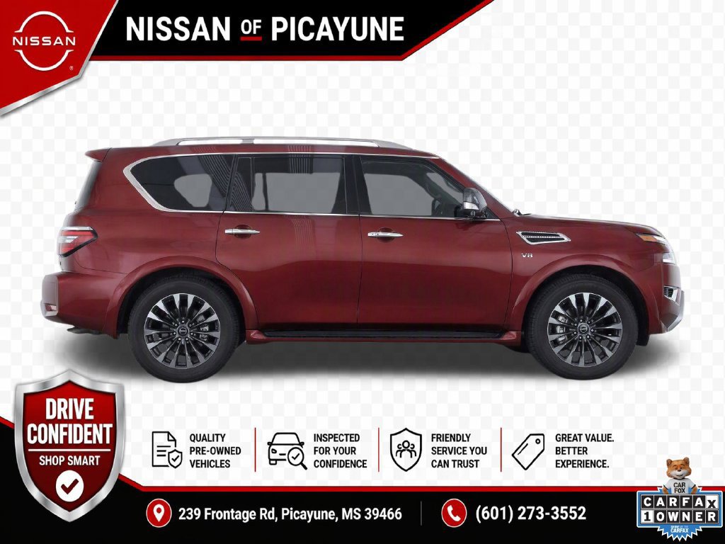 Certified 2023 Nissan Armada Platinum w/ Captain's Chairs Package RWD image 8