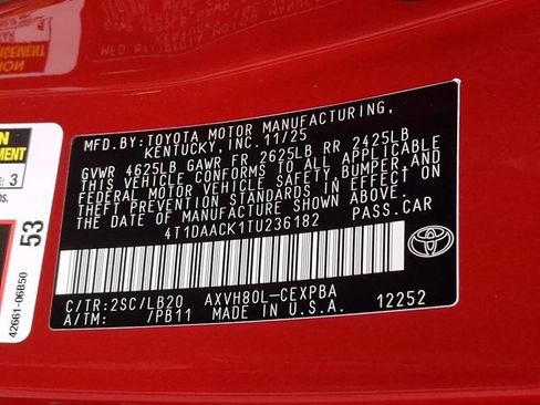 New 2026 Toyota Camry XSE image 22