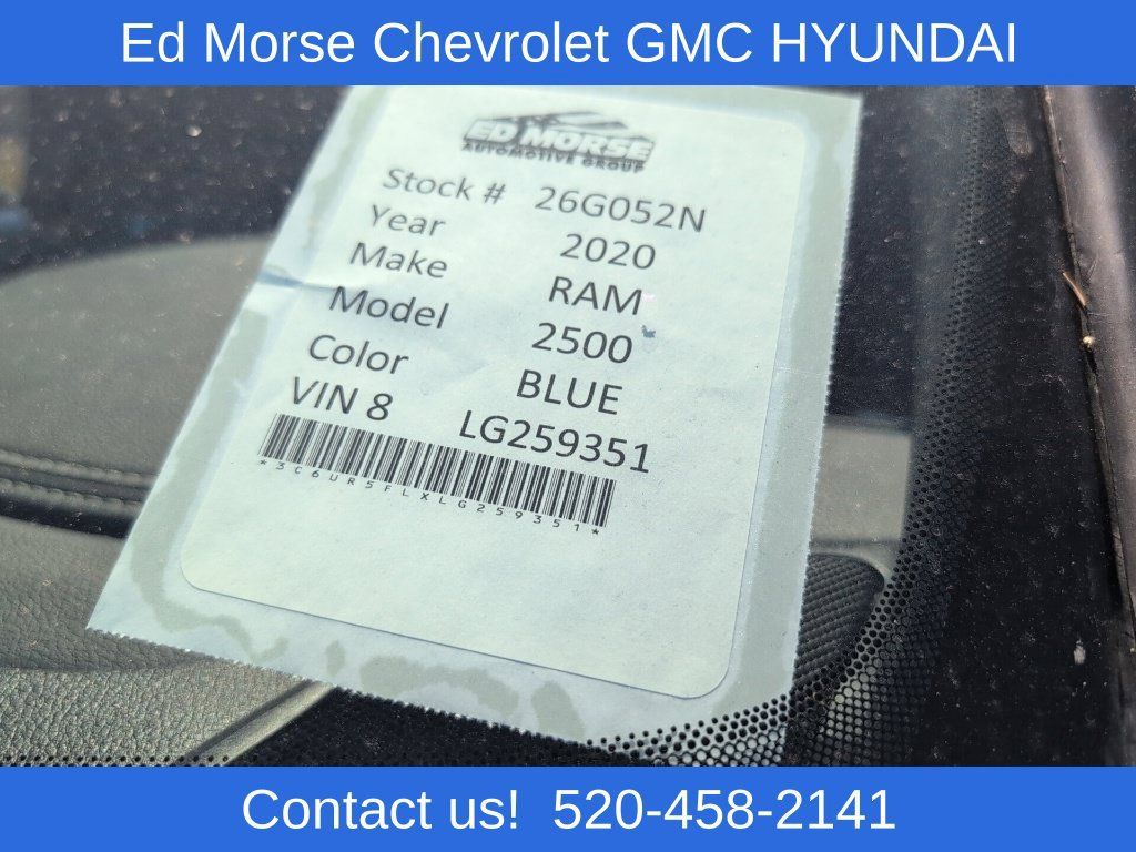 Used 2020 RAM 2500 Laramie AWD/4WD image 14