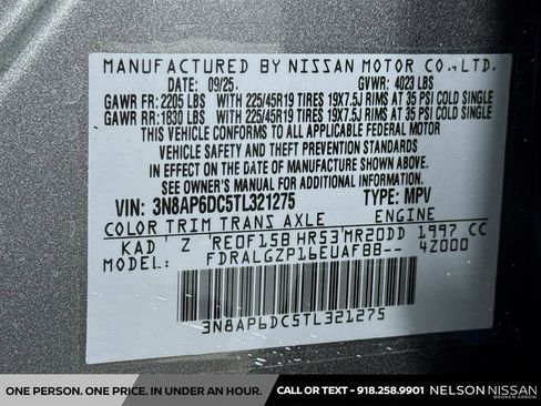 New 2026 Nissan Kicks SR w/ SR Premium Package FWD image 32