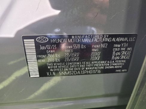 Used 2023 Hyundai Santa Fe Blue AWD/4WD image 33