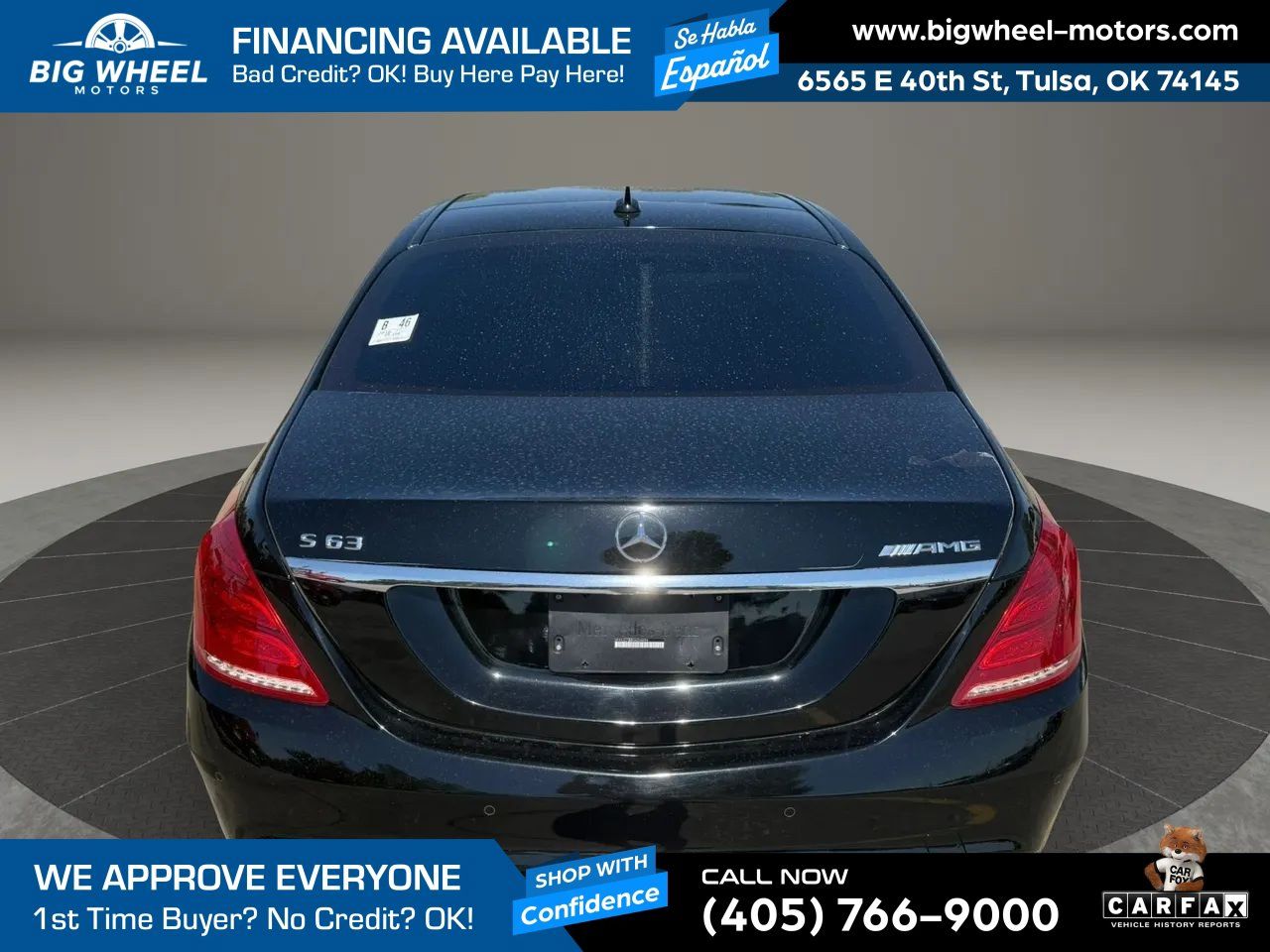 Used 2016 Mercedes-Benz S 63 AMG 4MATIC Sedan w/ Rear Seat Package image 4