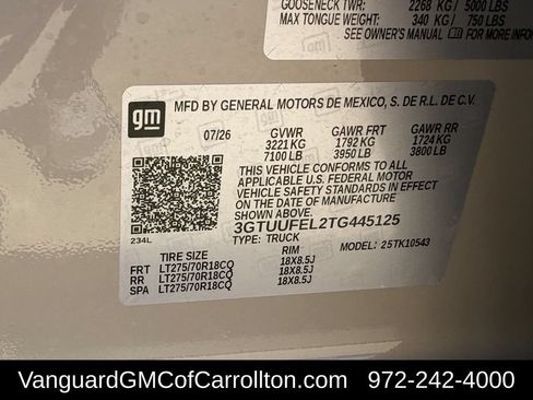 New 2026 GMC Sierra 1500 AT4X AWD/4WD image 25