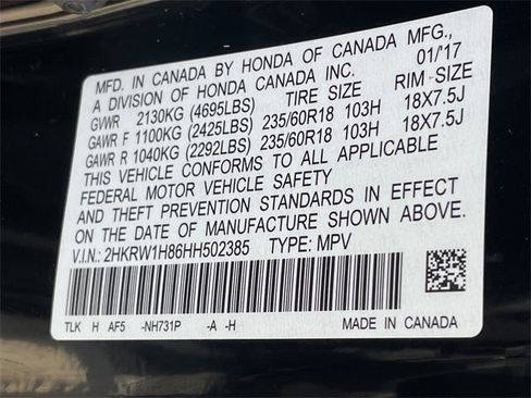 Certified 2017 Honda CR-V EX-L image 30