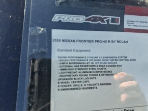 New 2026 Nissan Frontier PRO-4X w/ Pro-4x Convenience Package image 9