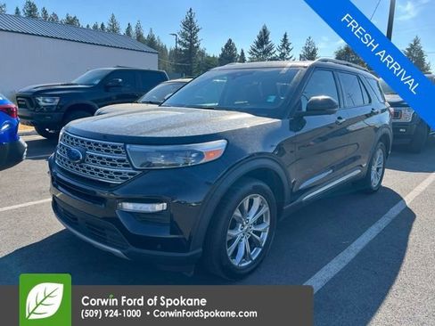 Used 2022 Ford Explorer Limited w/ Class IV Trailer Tow Package AWD/4WD image 1