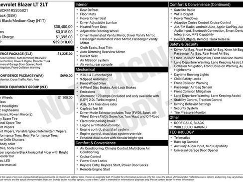 Used 2024 Chevrolet Blazer LT w/ Convenience Package image 3