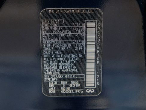 Used 2024 INFINITI QX55 Essential w/ Accent Package image 63