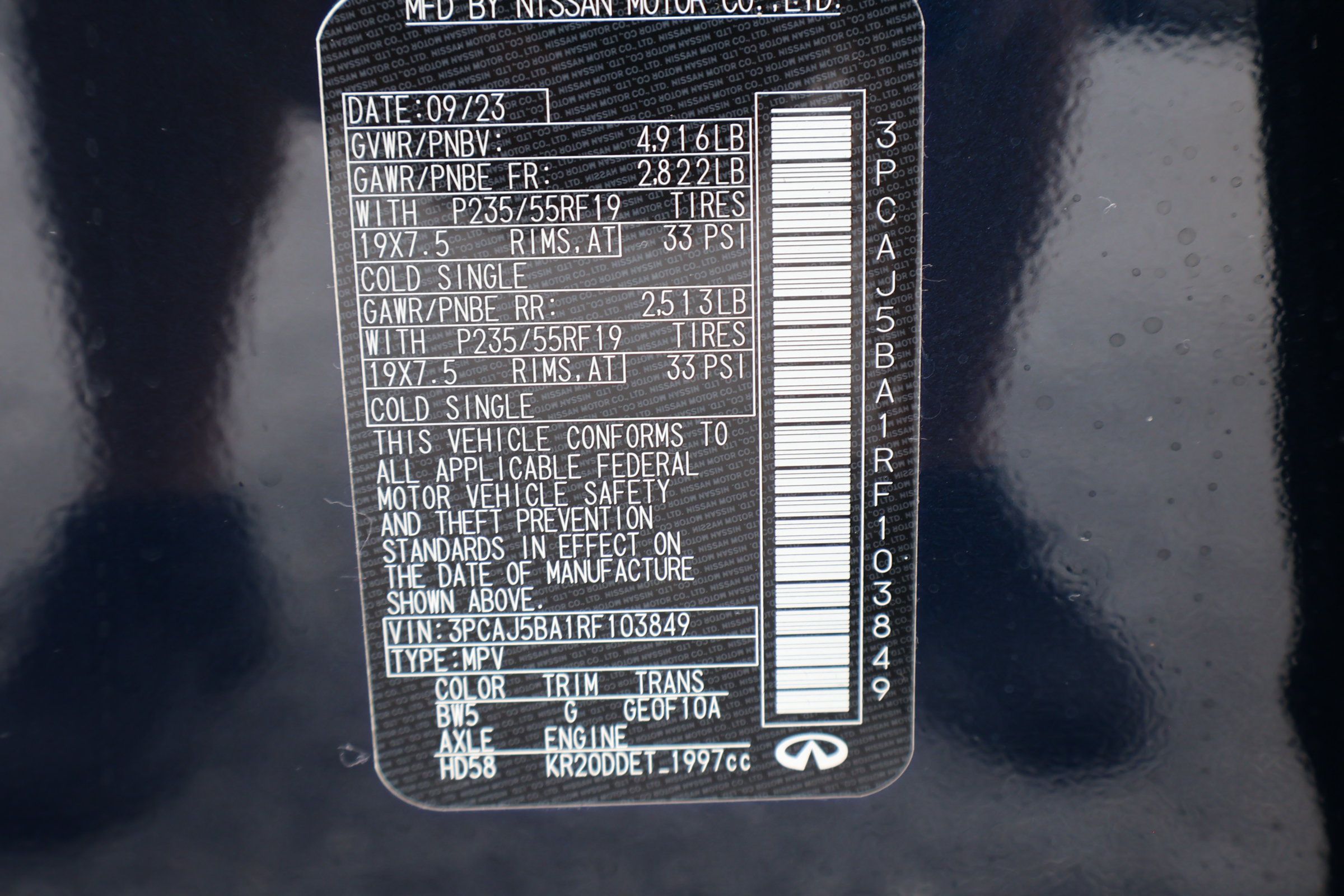 Certified 2024 INFINITI QX50 Luxe FWD image 31