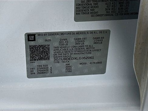 Used 2020 GMC Sierra 1500 SLT w/ SLT Premium Plus Package image 37