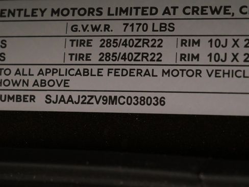 Used 2021 Bentley Bentayga Hybrid -Mulliner Driving Speci image 20