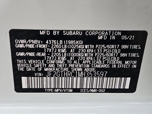 Used 2021 Subaru Crosstrek 2.5i Sport w/ Popular Package #3 image 42