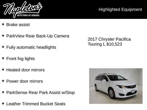 Used 2017 Chrysler Pacifica Touring-L FWD image 16