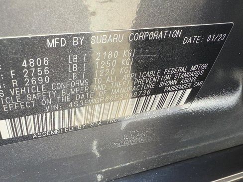 Used 2023 Subaru Legacy Touring XT image 25