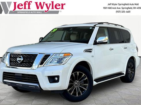 Used 2020 Nissan Armada Platinum w/ Captain's Chairs Package image 1