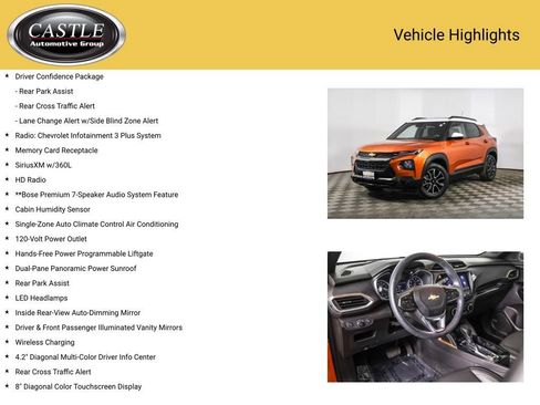 Used 2023 Chevrolet TrailBlazer ACTIV w/ Sun and Liftgate Package image 8