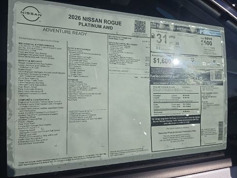 New 2026 Nissan Rogue Platinum w/ Platinum Premium Package image 43