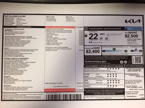 Used 2025 Kia Telluride S image 37