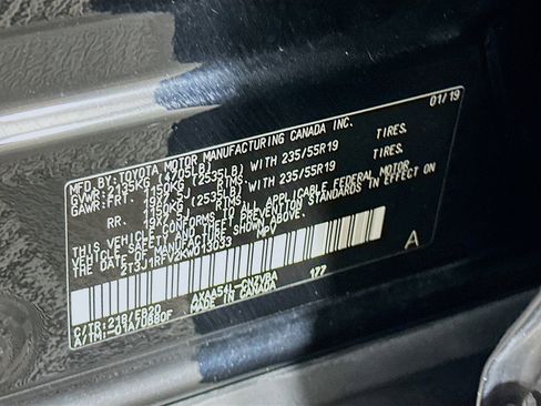 Used 2019 Toyota RAV4 Adventure w/ All Weather Liner Package AWD/4WD image 12
