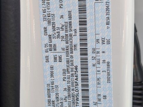 New 2025 Ford F150 Lariat w/ Equipment Group 501A Mid image 27