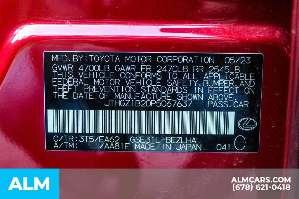 Used 2023 Lexus IS 350 F Sport w/ Navigation Package RWD image 44