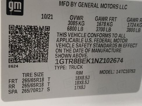 Used 2022 GMC Sierra 1500 SLE RWD image 33