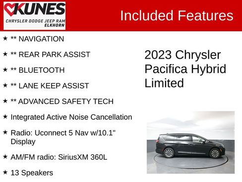 Used 2023 Chrysler Pacifica Limited image 3