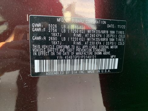 Used 2023 Subaru Outback Touring XT image 36