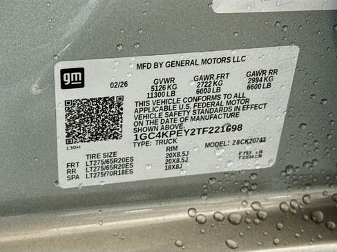 New 2026 Chevrolet Silverado 2500 LTZ w/ Trail Boss Package image 32