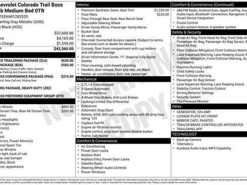 Used 2024 Chevrolet Colorado Trail Boss w/ Advanced Trailering Package image 32