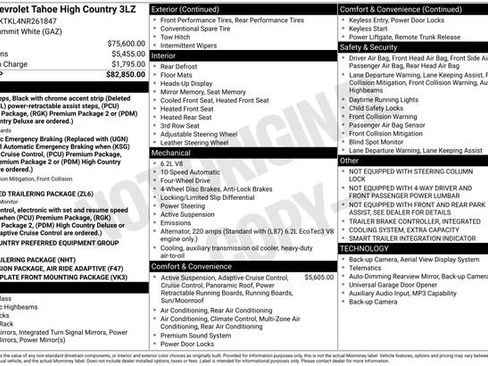 Used 2022 Chevrolet Tahoe High Country AWD/4WD image 5