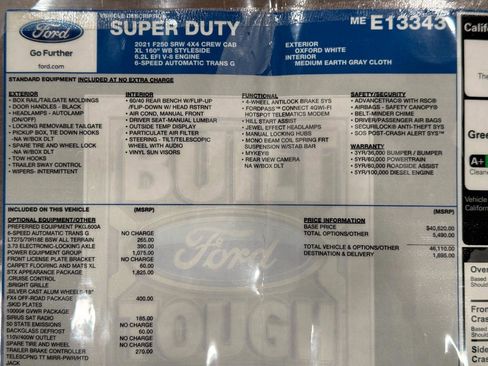 Used 2021 Ford F250 XL w/ STX Appearance Package AWD/4WD image 41