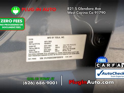 Used 2021 Tesla Model Y Long Range AWD/4WD image 9