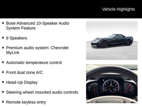 Used 2016 Chevrolet Corvette Z06 w/ 3LZ Preferred Equipment Group RWD image 15