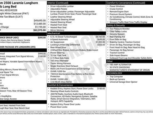 Used 2014 RAM 2500 Longhorn w/ Convenience Group image 4